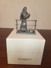 1974 Franklin Mint The American People Immigrant Fine Pewter Figurine