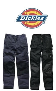 Dickies Eisenhower Work Trouser Multi Pocket Mens EH26800 Black -Navy - Picture 1 of 3
