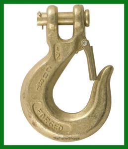 Trailer Safety Chain Latch 1/2" Clevis Hook Truck hitch 48,000 GTW -81980 - Picture 1 of 1