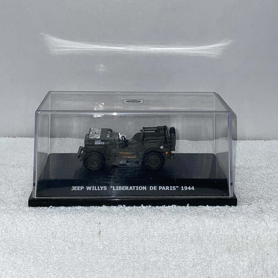 Maxi Car Jeep Willys Liberation De Paris 1944 Die Cast 1:43 Scale Military - Image 1 of 4