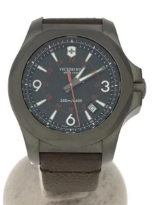 VICTORINOX Titanium Men's Grey Dial Black Strap Watch - Picture 1 of 6