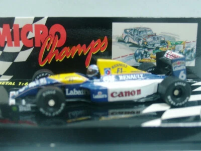 WOW EXTREMELY RARE Williams FW14B Patrese GP Silverstone 1992 1:64 Minichamps - Image 1 of 4