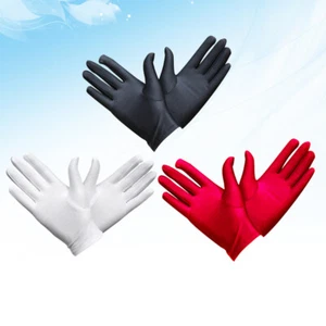 3 pares de guantes de joyería rendimiento Miss etiqueta elástica elásticos - Imagen 1 de 12