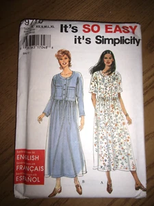 VINTAGE SIMPLICITY IT'S SO EASY #9710 - ABITO, TAGLIA XS-S-M-L-XL - Foto 1 di 2