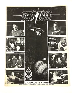 Vintage 1983 FASA Star Trek RPG Katalog #2 Star Trek: Das Rollenspiel Promo - Bild 1 von 5