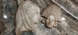 Vintage Anton Benson Metal Work Wall Decor Signed Mayan ? Incan ? Indigenous? - Bild 1 von 5