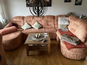 Großes Sofa Mit Sessel. Gut Erhalten Nur zur Abholung !!! - Bild 1 von 3