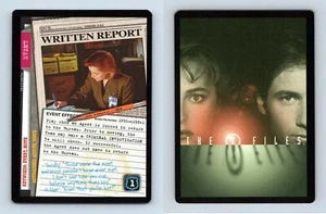 Written Report - The X-Files 1996 Premier Common CCG Card - Picture 1 of 1