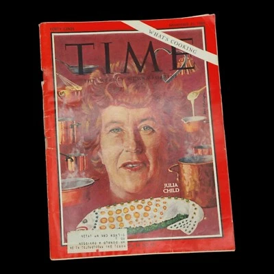 TIME Magazine November 25 1966 What’s Cooking Julia Child Vintage Issue Chef - Image 1 of 4