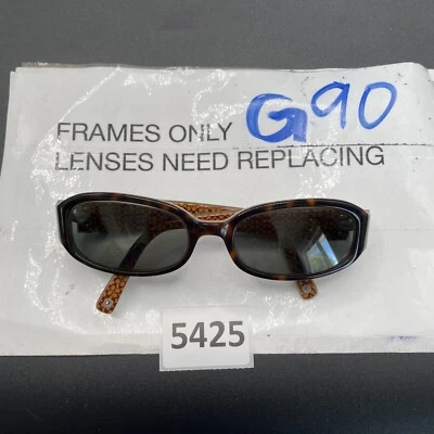 GAFAS DE SOL Coach Lindsay S429 52-18-130 negro rectángulo marco G90 solamente Foto 1 de 4