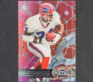1997 Skybox Metal Universe Thurman Thomas #158 Buffalo Bills - Picture 1 of 7