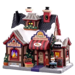 Lemax CREPE CAFÉ # 15783 Navidad Caddington Village Building 2021 NUEVO - Imagen 1 de 3