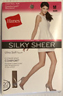 Hanes Silky Sheer Control Top Pantyhose. Size Medium Color Nude. New In Box Ph14
