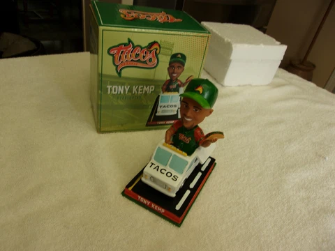 Fresno Grizzlies Tony Kemp Taco Truck Bobblehead 2017 Cover