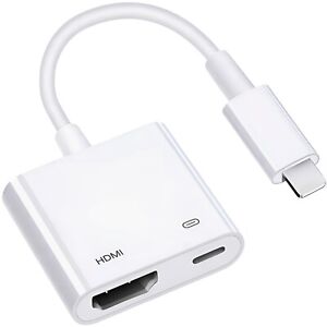 Lightning HDMI Adapter Konverter Kabel für Apple iPhone iPad 1080P Full HD Retoo