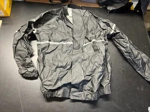Nelson-Rigg AX-1   Motorcycle Vented Rain JACKET Black Men's Medium. St13 - Picture 1 of 8