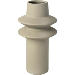 IHR Keramik Vase Blumenvase Dekovase Softtouch Ø 15,5 x 29 cm modern matt leinen - Bild 1 von 5