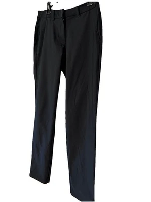 Pantalones Nike Dri-Fit para mujer calce estándar negros golf correr entrenamiento pantalones talla 2 Foto 1 de 4