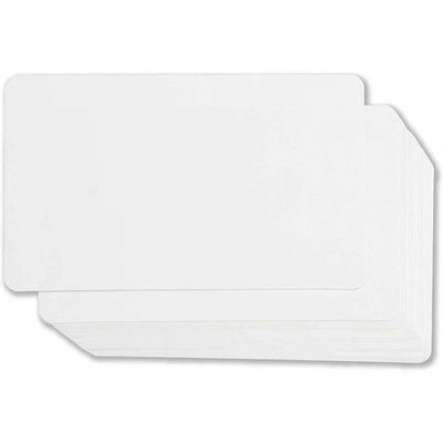 100 tarjetas flash en blanco de esquina redondeada para tarjetas de regalo de negocios/bricolaje blancas de 3"x5" Foto 1 de 4