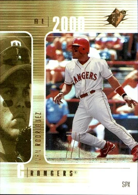 Ivan Rodriguez 2000 SPx #71 Texas Rangers FREE SHIPPING AutographDen - Image 1 of 2