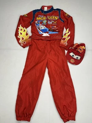 Disney Store Cars Rayo McQueen Una Pieza Disfraz Halloween Niños Talla L (10) Foto 1 de 4