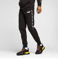 Pantaloni tuta Pants UOMO Puma Essentials Tape Camo Sweatpants Fleece Nero - Foto 1 di 13
