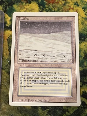 TUNDRA REVISED MTG MAGIC THE GATHERING LIGHT PLAY - Image 1 of 4