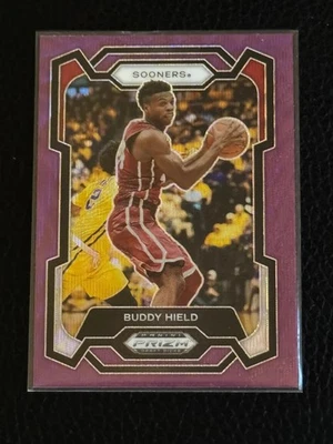 Selecciones del draft de Panini Prizm 2024 - Buddy Hield #12 Purple Wave Prizm Foto 1 de 2