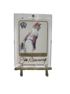 2001 Fleer Greats of the Game - Jim Bunning - Autogramm - Philadelphia Phillies - Bild 1 von 3