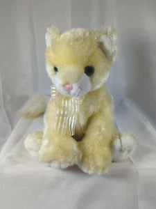 TY Classic glitzernde gelbe Plüschkatze Kätzchen 10 Zoll Stofftier  - Bild 1 von 6