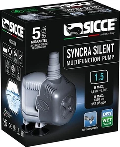 Syncra Silent 1.5 Multifunction 357 GPH Submersible Water Pump | Italian Made... - Picture 1 of 9