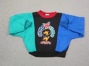 Vintage Carters Sweatshirt Kleinkind Junge 4T blau schwarz Jump N Time Skippy hergestellt in den USA - Bild 1 von 12
