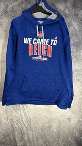 Felpa con cappuccio Majestic MLB Chicago Cubs 2016 We Came To Reign postseason True 2XL - Foto 1 di 15