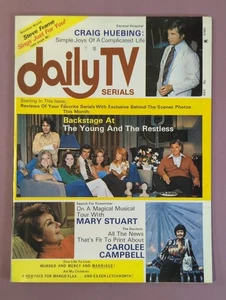 Daily TV Serials Magazine Dec 1974 - Craig Huebing, The Young and The Restless - Picture 1 of 3
