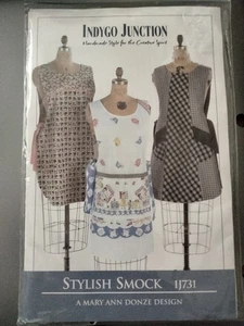 Indygo Junction IJ731 Stylish Smock Sz S M L XL Uncut Mary Ann Donze Pattern New - Picture 1 of 2