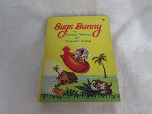 VTG 1967 Big Little Book Bugs Bunny Double Trouble on Diamond Island Whitman BLB - Picture 1 of 6