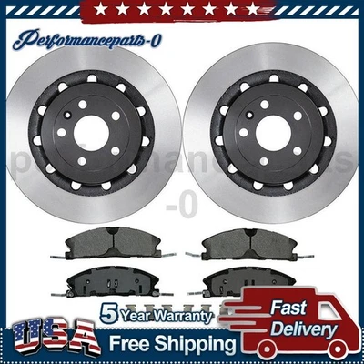 Juego de pastillas de freno de disco delanteras rotor de freno de disco para Ford Taurus 2013-2019 Foto 1 de 4