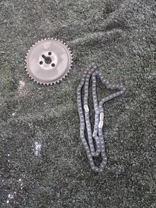 01 Polaris Sportsman 500 4x4 OEM Camshaft Cam Sprocket Gear and Chain - Picture 1 of 2