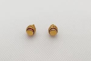 Genuine Rolex Daytona 18k Solid Yellow Gold Pusher set (7) - Picture 1 of 4