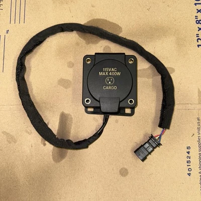 20-2024 OEM Dodge Ram 1500 2500 3500 Truck Bed Inverted Power Outlet 68519993AB - Image 1 of 3