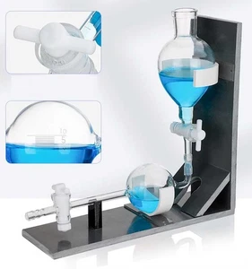Juego de cristalería de prueba de pureza de CO2, tipo L con soporte opcional para laboratorios au - Imagen 1 de 8