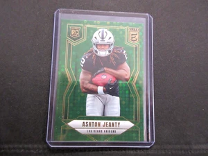2025 PANINI DONRUSS ELITE ASHTON JEANTY RC GREEN DISCO - Picture 1 of 2