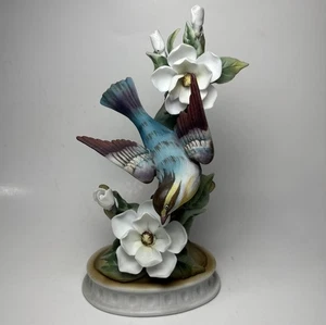 Lefton China Throated Warbler Bird Figurine.Bisque Hand Painted KW1706A - Picture 1 of 8