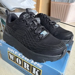 Scarpe da lavoro Skechers 108016 donna 7 nere Max ammortizzazione Elite SR - Foto 1 di 9