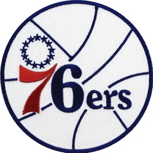 Philadelphia 76ers NBA Round Primary Team Logo Emblem Jersey Patch Basketball - Picture 1 of 1