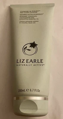 Liz Earle Cleanse & Polish Cloth Rosemary Chamomile Cleanser 200ml NEW -RRP £33