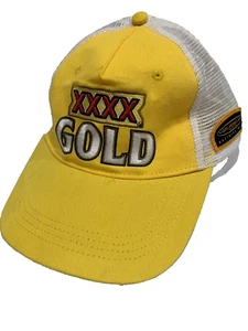 Four X Gold Truckers Cap XXXX by Yetimo Super V8 mates supercar Racing Promo - Picture 1 of 5