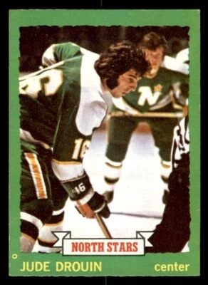 1973 Topps Hockey #125 Jude Drouin VG/EX - Image 1 of 2