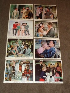 "Quick Before It Melts" 1964 UK Lobby Card Set (George Maharis/Robert Morse)