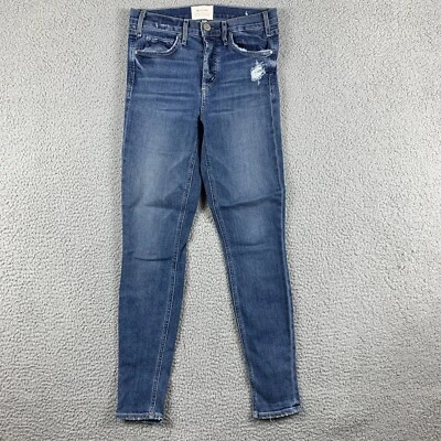 Женские джинсы McGuire 27 (27x28) на синих пуговицах узкие с высоким подъемом 185D - Изображение 1 из 4